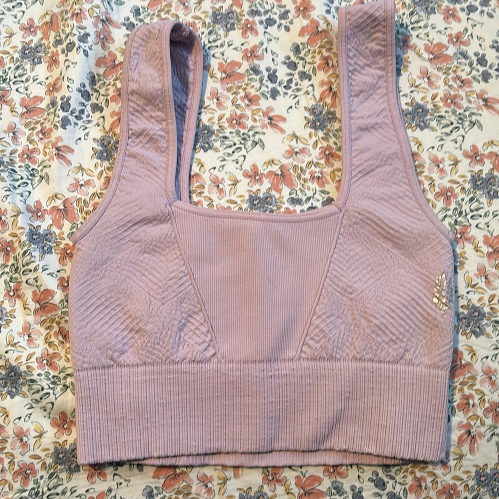 Free people good karma square neck bra